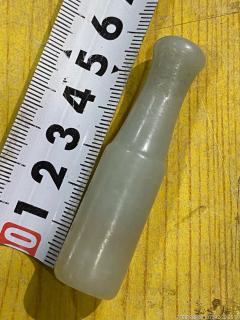 清代和田玉烟嘴一个-烟嘴-7788收藏