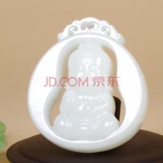 和田玉白玉挂件 童子46.779g